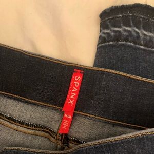 Spanx Jeans, dark wash, size medium